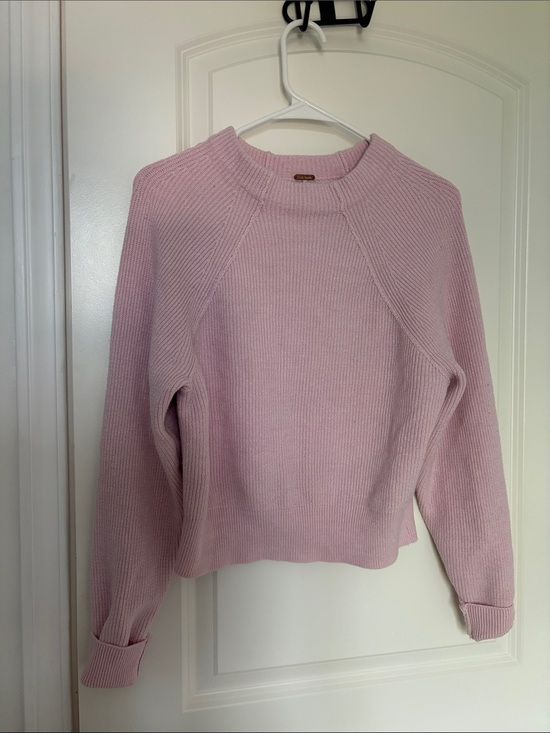 Free People Sweaters - Free People Light Pink Knit Sweater